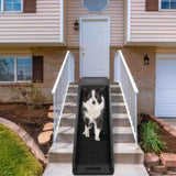 ZNTS 63 inch Folding Dog Ramp, Portable Lightweight Pet Ramp for Cars, Trucks and SUVs 81656468