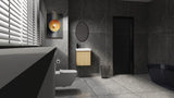 20" Wall-Mounted Bathroom Vanity with Ceramic Sink, Storage Cabinet with Doors,Bathroom Cabinet Set W1972P196394