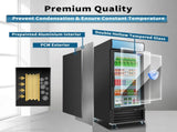 ORIKOOL Glass Door Merchandiser Refrigerator 19.3 Cu.ft Swing Door Commercial Display Refrigerators W2095126136