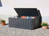 120 Gallon Outdoor Storage Deck Box Waterproof, Large Patio Storage Bin for Outside Cushions, Throw W1859P197914
