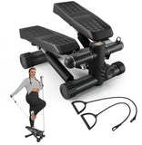 ZNTS Steppers for Exercise, Stair Stepper with Resistance Bands, Mini Stepper with 330LBS Loading 07186320