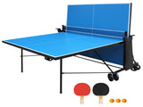 Offical Size Outdoor Table Tennis Table Foldable & Portable Ping Pong Table Set for Indoor Games W1408P436372