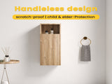 CC1014S112310 Rough Oak&Rough Oak Bathroom Floating Side, Wall-mounted Bathroom Storage W1865P444263