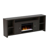 ZNTS Bridgevine Home Urban Loft 84 inch Electric Fireplace TV Console for TVs up to 95 inches, No B108P160245