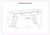 Lowry Console Sofa Table B136P284185