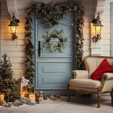 Christmas Wreath 20 Inch Christmas Door Decorations Wreath with Warm Lights 04301211