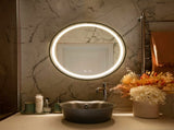 24inch Bathroom Led Classy Vanity Mirror with focused backplane,Black aluminum alloy frame,High W1992P210838