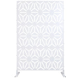 Outdoor & Indoor Privacy Metal Privacy 76" H48" W, Freestanding Decorative Privacy W465P193278