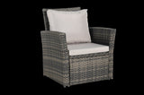 4 Pieces Outdoor Patio Furniture Sets Garden Rattan Chair Wicker Set, Poolside Lawn Chairs with W874P266298