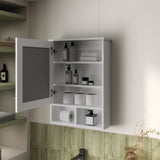 Poston Medicine Cabinet With a Door And Included Mirror, White B128P237156