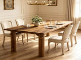63 Inch Rectangle Dining Table, Sturdy Kitchen Table with Strong Legs 88694122