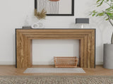 47in Modern Wood Console Table , Entryway Table, Sofa Table - Rustic & Contemporary Design W3123P333722