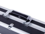 135*35*12cm Aluminum New Framed Locking Gun Pistol HandGun Lock Box Hard Storage Carry Case Black 55542450