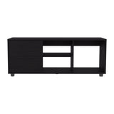 Adel 51" Wide Tv Stand with One Door Cabinet , Four Open Shelves, Cable Management, Living, Tv B200P286983
