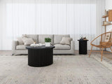 Coffee Table Set of 2 ,Round Coffee Table,Modern Side Tables Accent End Table for Living Room W688P248110