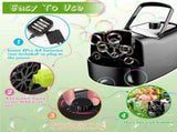Bubble Maker Automatic Bubble Blower Portable Bubble Blowing Machine with 2 Speeds Handle 3000-4000 91187611