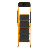 Iron 4-step step ladder with handrails ginger 96373453