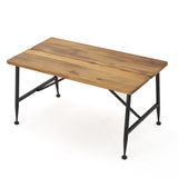 OCALA INDUSTRIAL WOOD METAL COFFEE TABLE 60729.00
