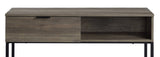 Galeno Rustic Oak with Black Finished Legs Writing Desk B2726P243694