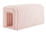 Ottoman bench storage foot rest for couch Pet Supplies Corduroy Bench Cat's nest to hide For the W1825P254871