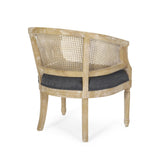 Accent Chair Rubber Wood Charcoal N779P233048C