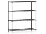 4-Tier Heavy-Duty Metal Wire Shelving, 1000LBS Total Capacity Storage Rack with 250LBS Per Shelf, 84742379