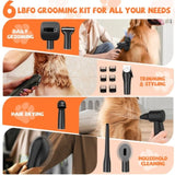 ZNTS Dog Grooming Kit, Pet Hair Vacuum and Dog Dryer 5 Pet Grooming Tools, 600w Dog Grooming Vacuum 44455592