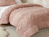 3-Piece Full/Queen Comforter Set,Pink B035P408218