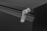 2 Drawer File Cabinet with Lock, Metal Under Desk Rolling Filing Cabinet fits Letter/Legal/A4 Size W1247125571