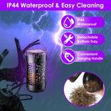 Solar Bug Zapper Garden Flame Flying Insect Killer Lamp Torch Mosquito Killer Trap with 2 Light 77455934