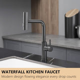 Kitchen Sink, Black Kitchens with Pull out Sprayer,Kitchen Bar Single Hole W1932P218059