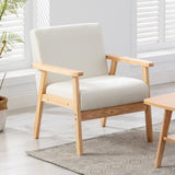 Bahamas 25" Beige Linen Fabric Chair B06178456