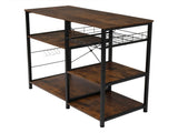3-Tier Industrial Kitchen Baker's Rack Utility Microwave Oven Stand Storage Cart Workstation Shelf, 04294771