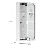 Lockable bathroom cabinet, 4-layer stainless steel medical wall box 35544352