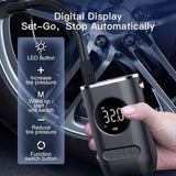Tire Inflator Portable Air Compressor,Portable Electric Pump 150PSI Cordless Electric Ball Pump 34240964