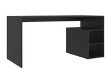 Benson Desk, 3 Shelves, Black Wengue B097P474292