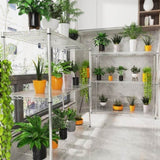 3 Tier Wire Shelving Unit, 1050 LBS NSF Height Adjustable Metal Garage Shelves, Heavy Duty W155091055