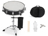 14 x 5.5in Snare Drum Set with Drumstick Holder, Snare Drum Bag, Strap, Mute Pad & Drum Stick for 05045110
