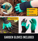 ZNTS Essential Garden Tool Set - Heavy Duty, Non-Slip Grip, Ergonomic Gardening Hand Tools Kit Includes W2181P170908