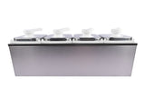 8L Stainless Steel Sauce Pump Dispenser Squeeze Condiment Dispensing Container Condiment Pump 02010856