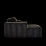62.5-Inch Corduroy Sponge Sofa Lounge Chair,No Assembly Required,Fluffy Modern Sleeper Chair for W834P206042