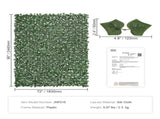 96"x72" Artificial Faux Ivy Leaf Fence Screen for Exterior Garden, Yard, Balcony, Patio 75759467