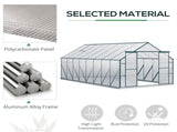 16' x 8' Aluminum Greenhouse 79852936