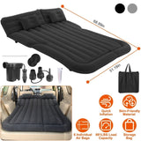 ZNTS Air Mattress,SUV Air Mattress Thickened Camping Bed Cushion with Pillow Air Pump Storage Bag PVC 94429117