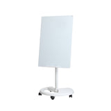 Removable Adjustable Height Tempered Glass Whiteboard, Magnetic Dry Erase Whiteboard, 36' x 24', W347103320