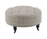 Upendo Pattern Fabric Ottoman w/Casters B2726P253208