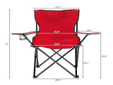 Small Camp Chair 80x50x50 Red 44687626