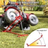 Multipurpose Mower Lift Jack - Ideal for Cleaning/Repairing Mowers/Tractors, Folded Size 48x19.5, 46698677