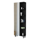 Los Angeles Linen Cabinet, Mirror, Five Shelves B128P148738