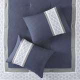 Cal King 8 Piece Embroidered Comforter Set B03594956